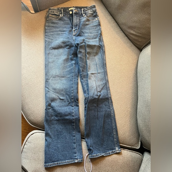 GOOD AMERICAN good curve straight jean size 0/25 - Picture 4 of 5